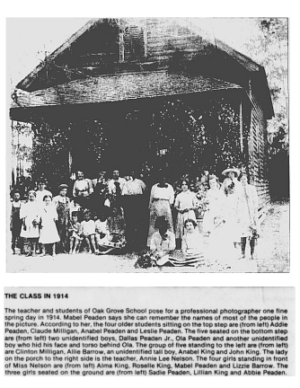 Oak Grove School 1914